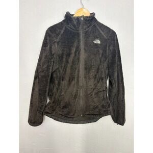 The North Face Osito Fleece Jacket Womens Black Full Zip Long Sleeve Outdoor L